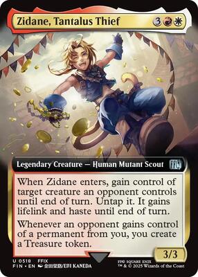 Zidane, Tantalus Thief (Extended Art) card from FINAL FANTASY