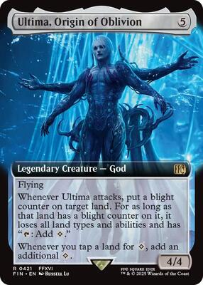 Ultima, Origin of Oblivion (Extended Art) card from FINAL FANTASY