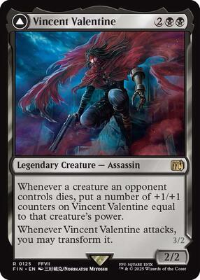 Vincent Valentine card from FINAL FANTASY