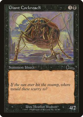 Giant Cockroach card from Urza's Legacy