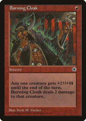 Burning Cloak card from Portal
