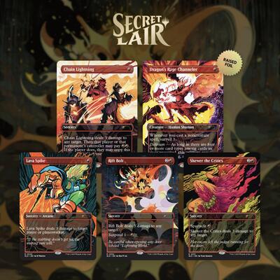 Secret Lair Drop: EVERYTHING IS ON FIRE - Raised Foil Edition card from Secret Lair Drop Series