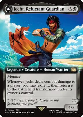 Jecht, Reluctant Guardian (Extended Art) card from FINAL FANTASY