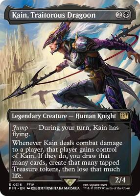 Kain, Traitorous Dragoon (Borderless) card from FINAL FANTASY