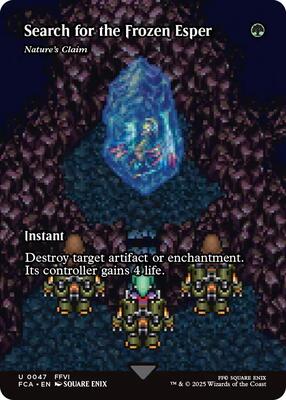 Search for the Frozen Esper - Nature's Claim (Showcase) card from FINAL FANTASY: Through the Ages