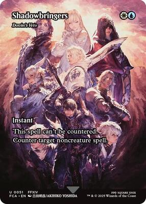 Shadowbringers - Dovin's Veto (Showcase) card from FINAL FANTASY: Through the Ages