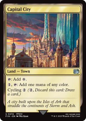 Capital City card from FINAL FANTASY