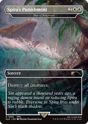 Spira's Punishment - Day of Judgment card from Secret Lair Drop Series