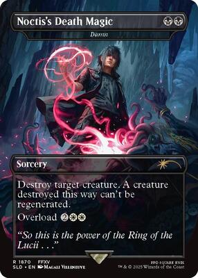 Noctis's Death Magic - Damn card from Secret Lair Drop Series