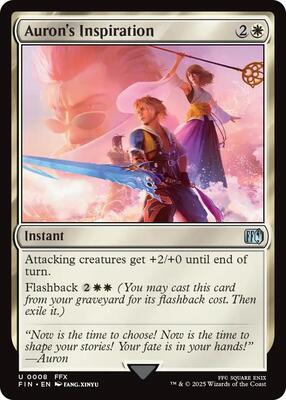 Auron's Inspiration card from FINAL FANTASY