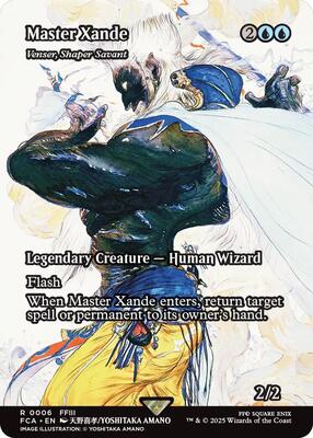 Master Xande - Venser, Shaper Savant (Showcase) card from FINAL FANTASY: Through the Ages