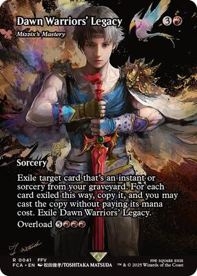 Dawn Warriors' Legacy - Mizzix's Mastery (Showcase) card from FINAL FANTASY: Through the Ages