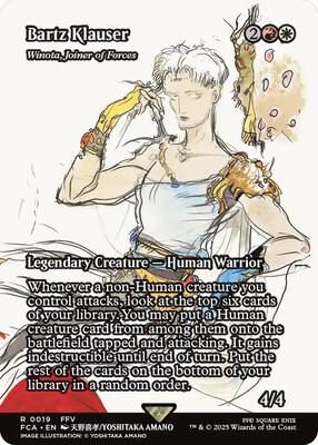 Bartz Klauser - Winota, Joiner of Forces (Showcase) card from FINAL FANTASY: Through the Ages