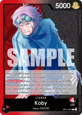 Koby (001) card from A Fist of Divine Speed
