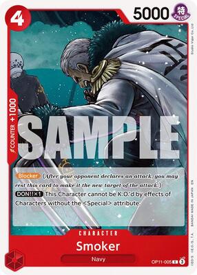 Smoker card from A Fist of Divine Speed