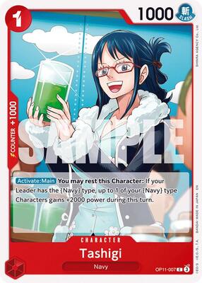 Tashigi card from A Fist of Divine Speed