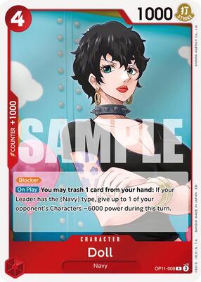 Doll card from A Fist of Divine Speed