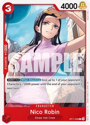 Nico Robin card from A Fist of Divine Speed