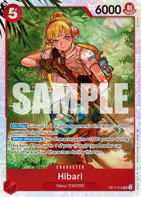 Hibari card from A Fist of Divine Speed