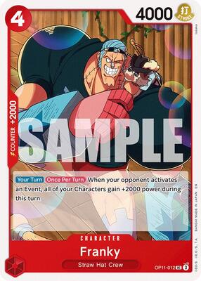 Franky card from A Fist of Divine Speed