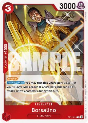 Borsalino card from A Fist of Divine Speed