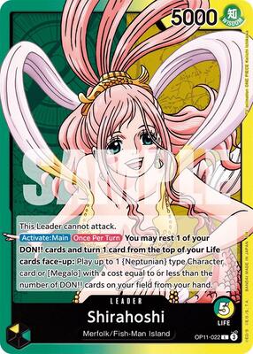 Shirahoshi (022) card from A Fist of Divine Speed
