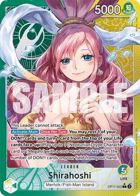 Shirahoshi (022) (Alternate Art) card from A Fist of Divine Speed