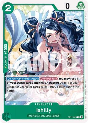 Ishilly card from A Fist of Divine Speed