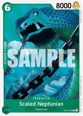 Scaled Neptunian card from A Fist of Divine Speed