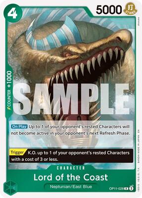 Lord of the Coast card from A Fist of Divine Speed