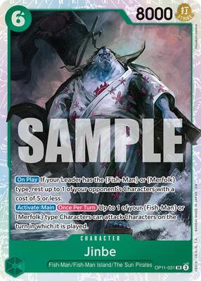 Jinbe (031) card from A Fist of Divine Speed