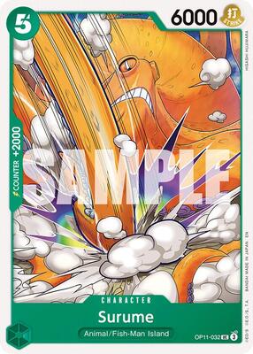 Surume card from A Fist of Divine Speed