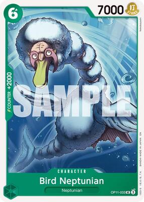 Bird Neptunian card from A Fist of Divine Speed