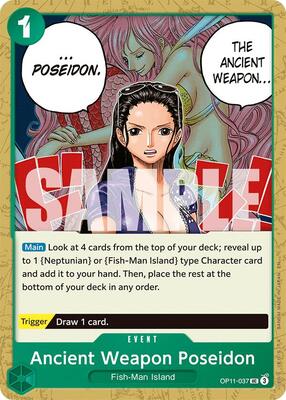 Ancient Weapon Poseidon card from A Fist of Divine Speed