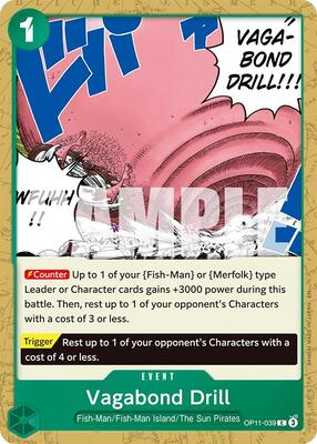 Vagabond Drill card from A Fist of Divine Speed