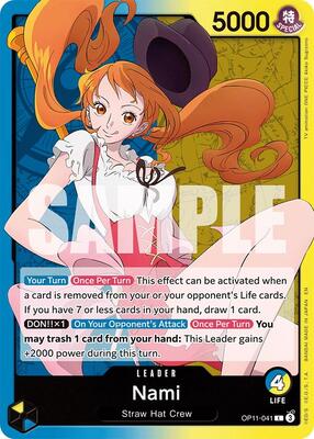 Nami (041) card from A Fist of Divine Speed