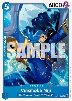 Vinsmoke Niji card from A Fist of Divine Speed