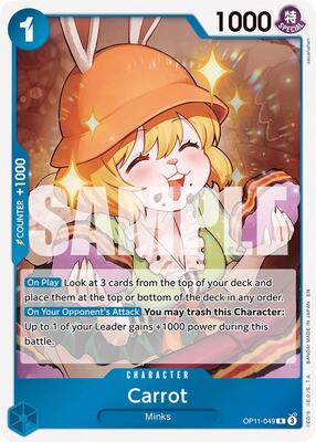 Carrot card from A Fist of Divine Speed