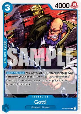 Gotti card from A Fist of Divine Speed