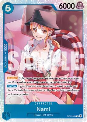Nami (054) card from A Fist of Divine Speed
