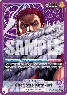 Charlotte Katakuri (062) (Alternate Art) card from A Fist of Divine Speed