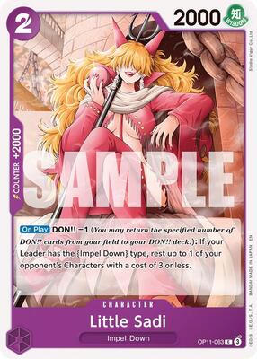 Little Sadi card from A Fist of Divine Speed