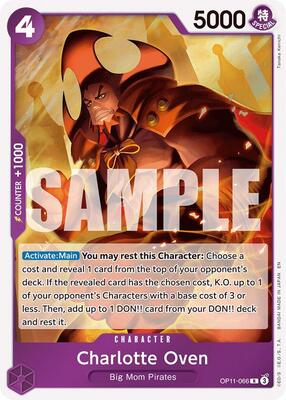 Charlotte Oven card from A Fist of Divine Speed
