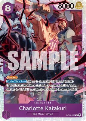 Charlotte Katakuri (067) card from A Fist of Divine Speed