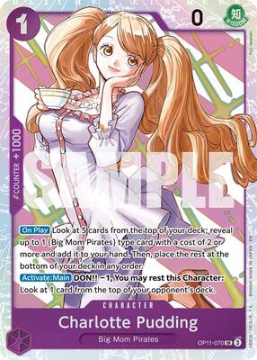 Charlotte Pudding card from A Fist of Divine Speed