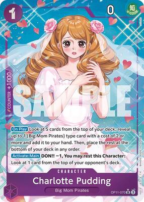Charlotte Pudding (Alternate Art) card from A Fist of Divine Speed