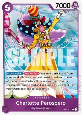 Charlotte Perospero card from A Fist of Divine Speed