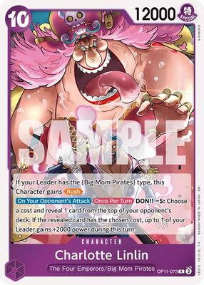 Charlotte Linlin card from A Fist of Divine Speed