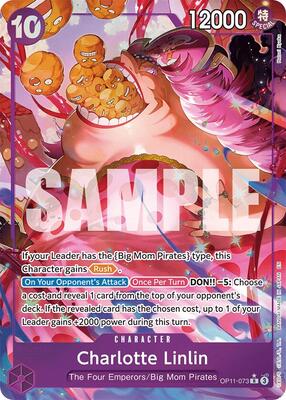 Charlotte Linlin (Alternate Art) card from A Fist of Divine Speed