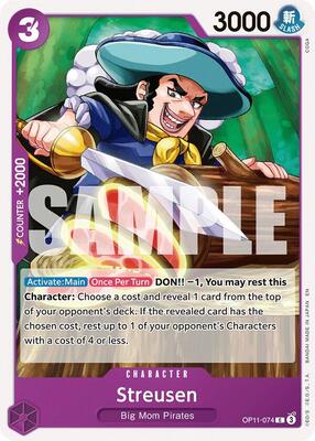 Streusen card from A Fist of Divine Speed